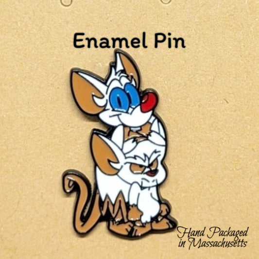 Pinky and the Brain Enamel Pin #124