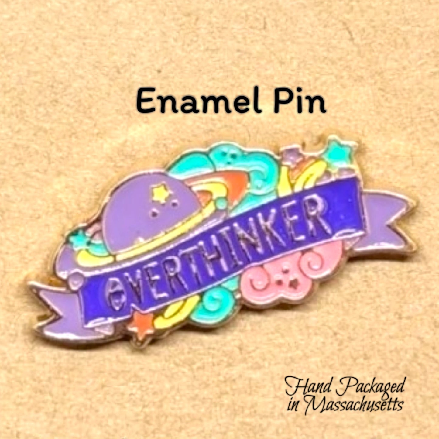 Overthinker Enamel Pin #127