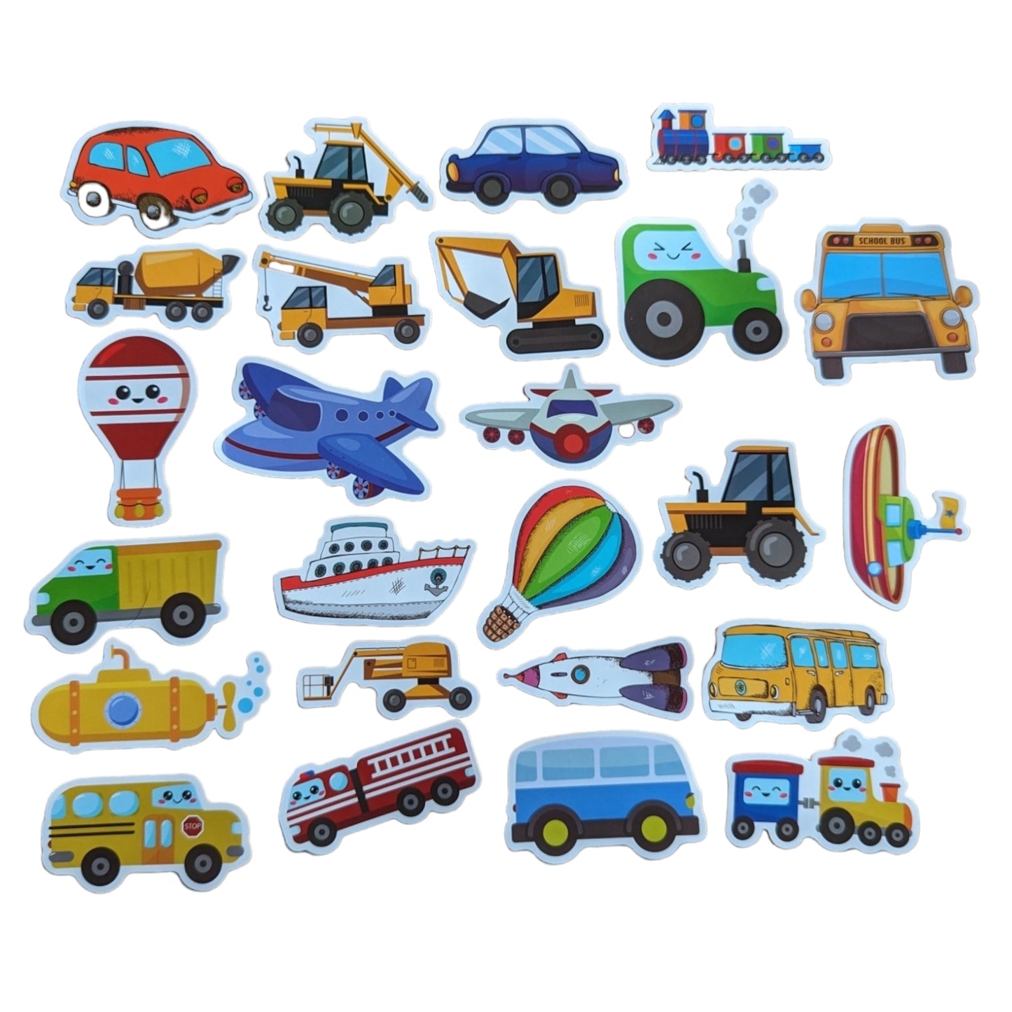 STICKER PACK - Pack #14 - 25 Pieces - Transportation