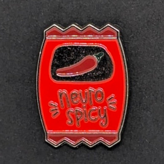 Neuro Spicy Enamel Pin #