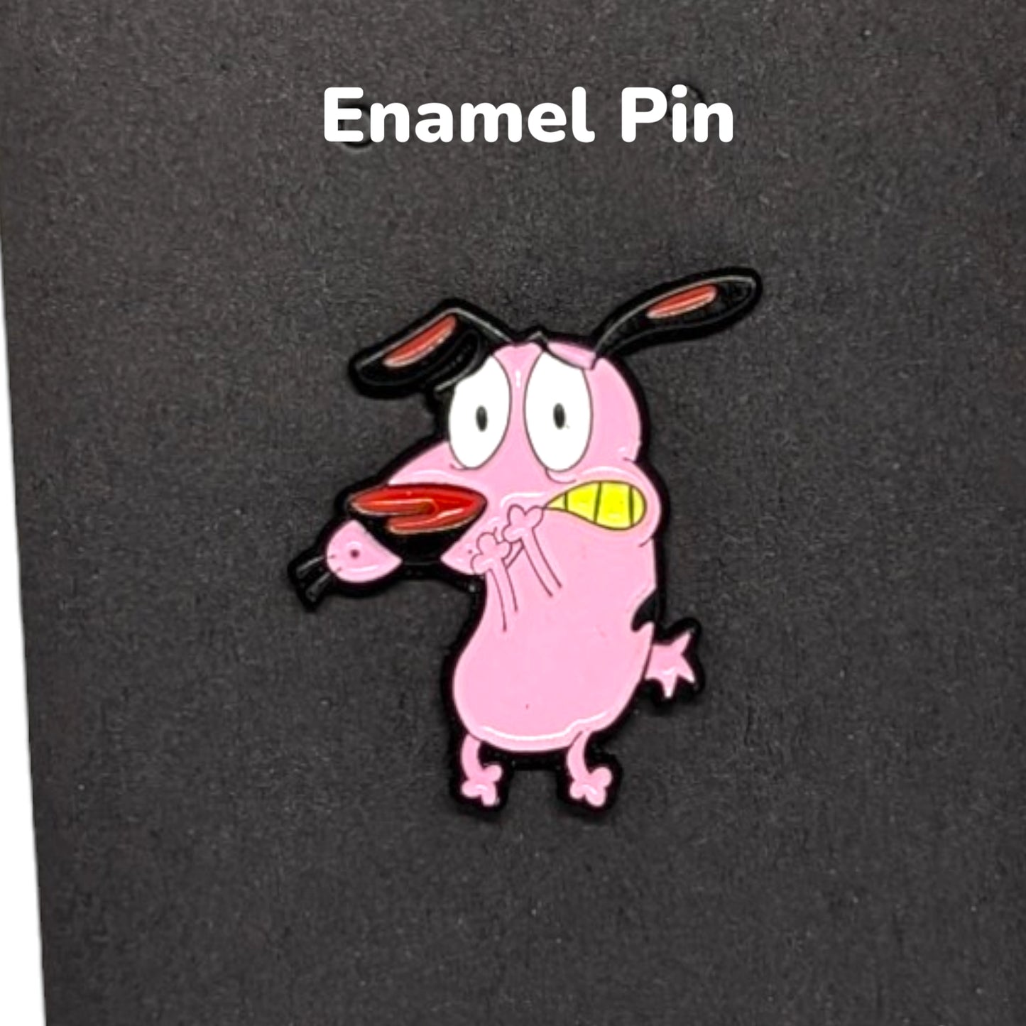 Coward the Dog Enamel Pin #170