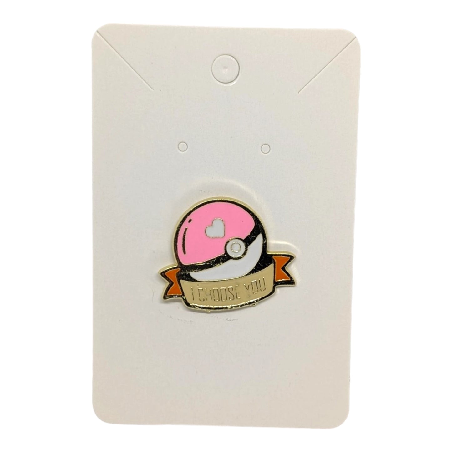 I choose you pink pokeball Enamel Pin #176