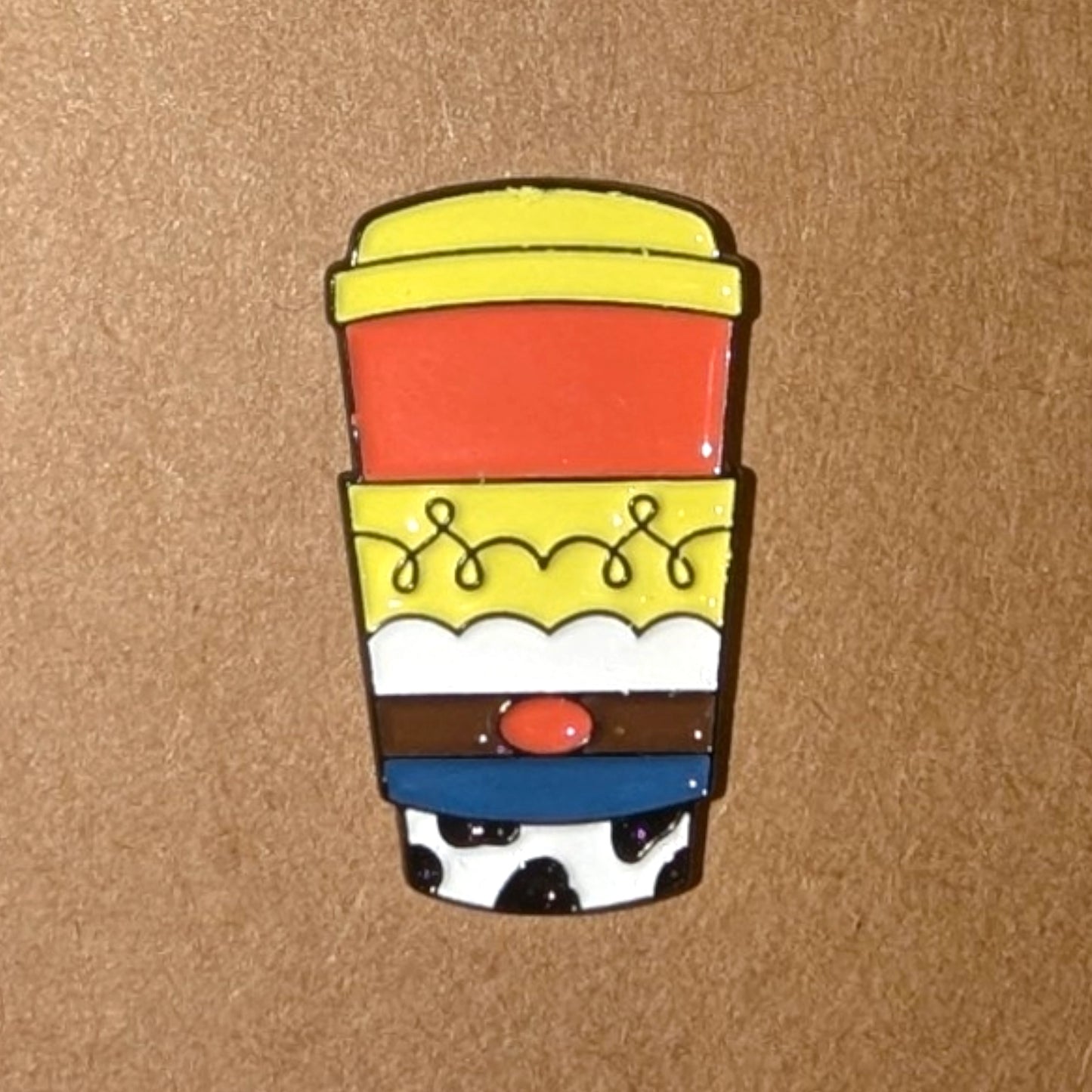 Cartoon Themed Coffee Cup Enamel Pin #154/#220/#229