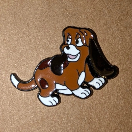 Copper the Hound Cartoon Character from The Fox and The Hound Enamel Pin #223